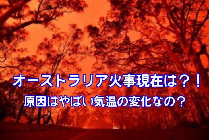 オーストラリア　火事　現在　場所　ひどい　原因　やばい　気温